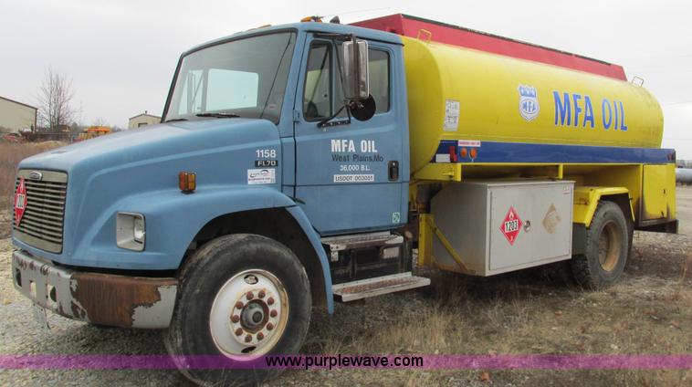 image for item I3113 1998 Freightliner FL70 Business Class fuel truck