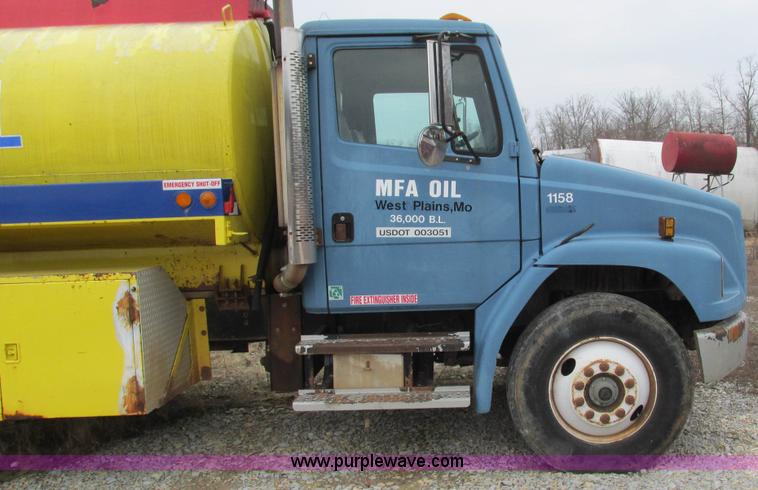 image for item I3113 1998 Freightliner FL70 Business Class fuel truck