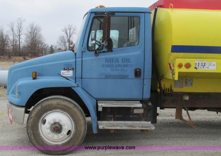 image for item I3114 1998 Freightliner FL70 Business Class fuel truck