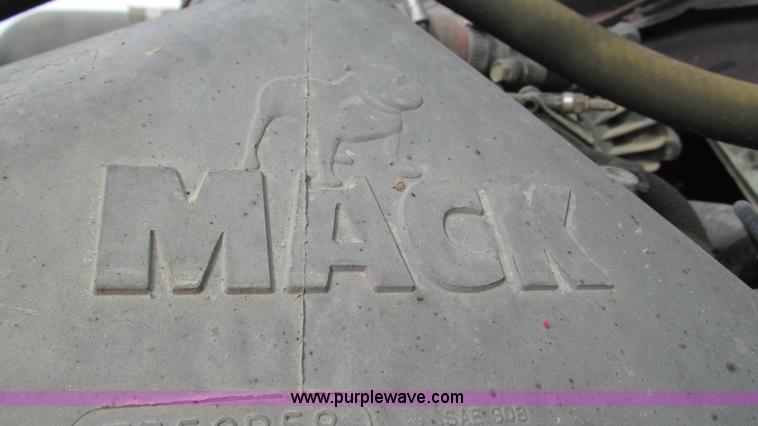 image for item I3120 1987 Mack DM686S flatbed truck