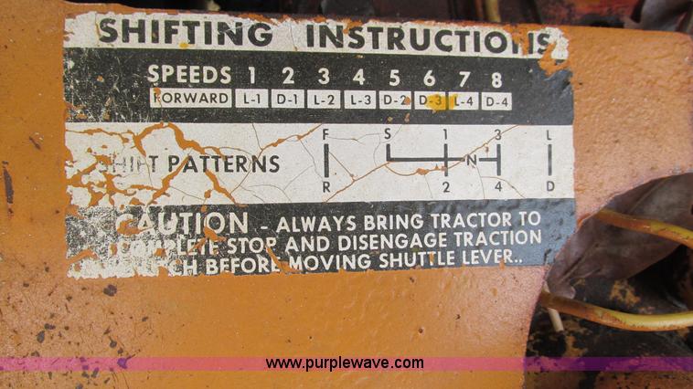 image for item I3121 1971 Case 580 backhoe