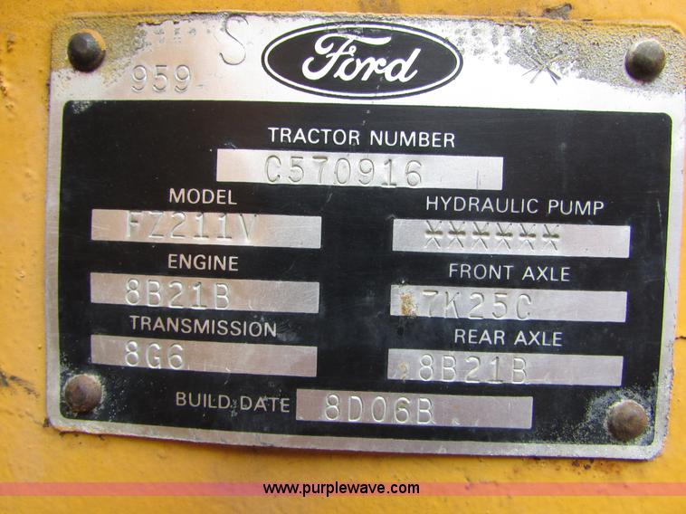 image for item I6666 1978 Ford A12 wheel loader