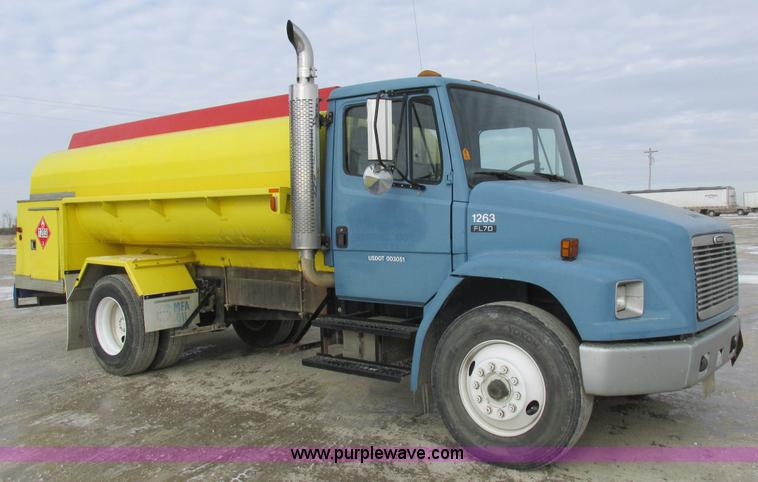 image for item I8812 1999 Freightliner FL70 fuel truck