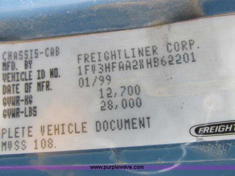 image for item I8812 1999 Freightliner FL70 fuel truck