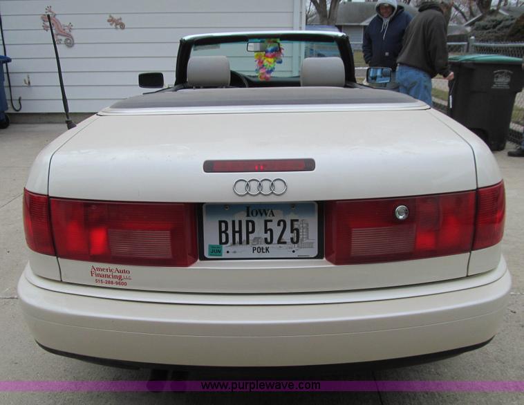 image for item J3319 1997 Audi Cabriolet CV convertible
