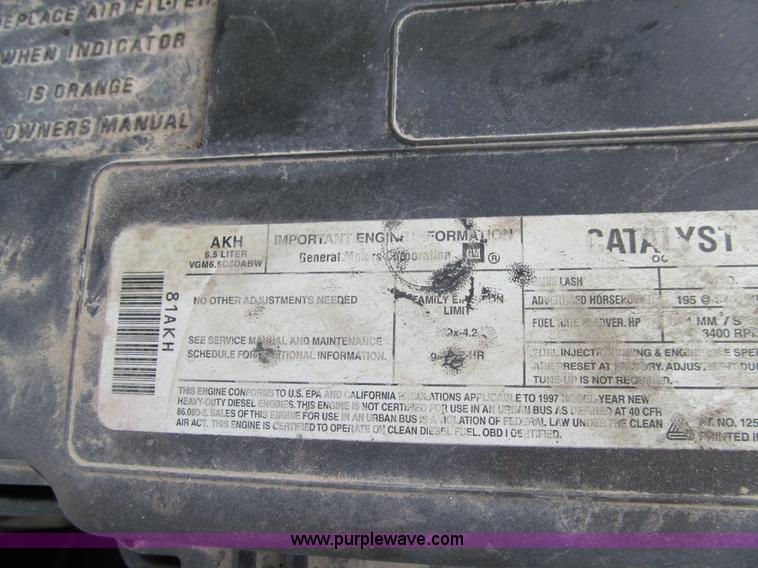 image for item J3323 1997 Chevrolet 3500 flatbed pickup truck