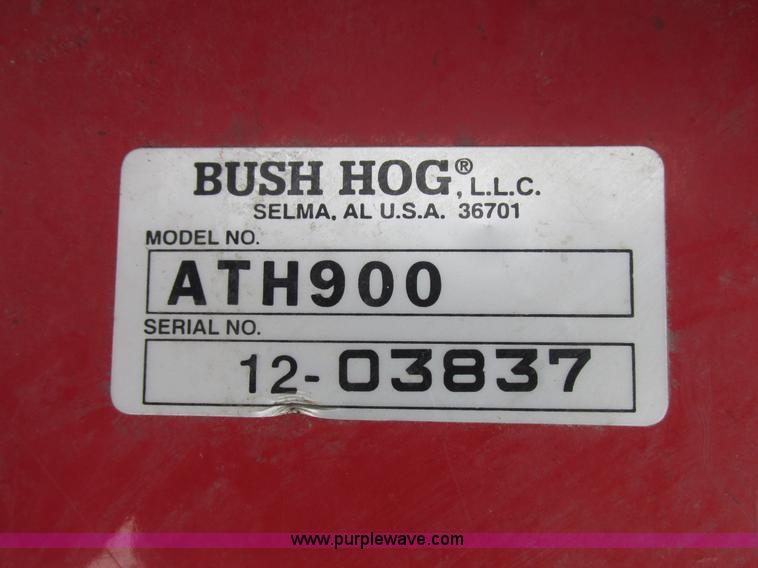 image for item K2017 Bush Hog ATH900 finish mower