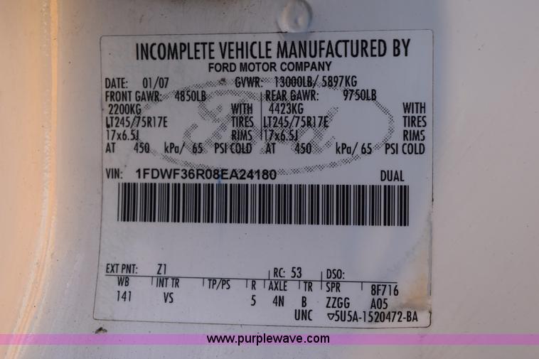 image for item K2290 2008 Ford F350 Super Duty XL service truck