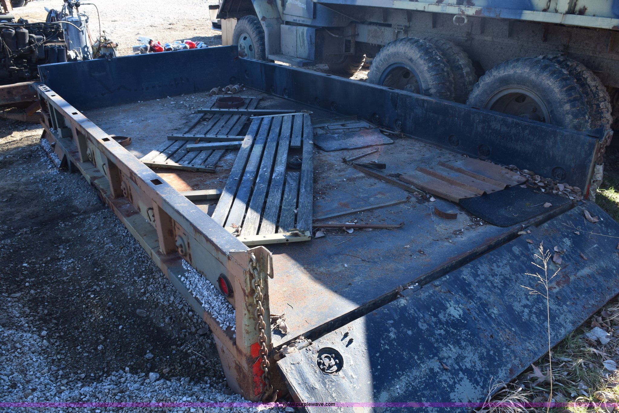 Military style truck bed in Sibley, MO Item BB9617 sold Purple Wave