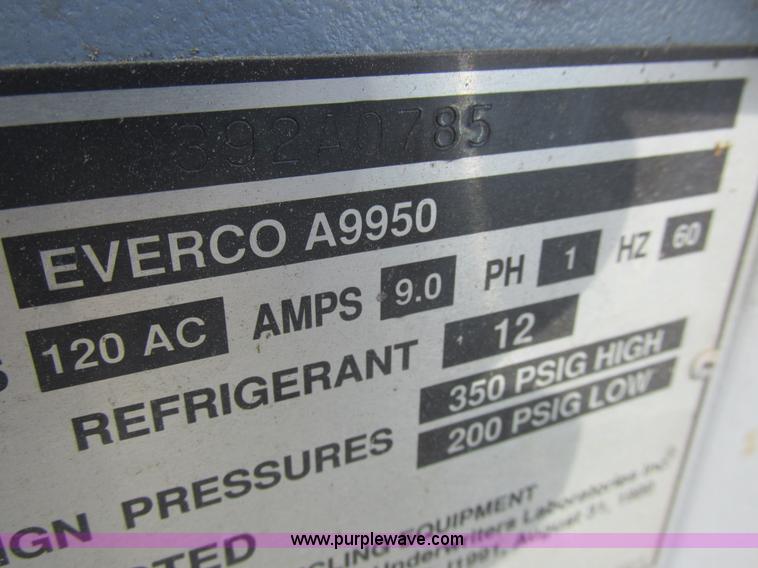 image for item AW9747 Everco A9950 environmental recovery system