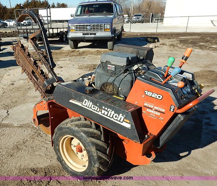 image for item BC9844 Ditch Witch 1820 walk-behind trencher