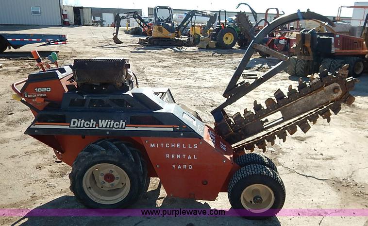 image for item BC9844 Ditch Witch 1820 walk-behind trencher