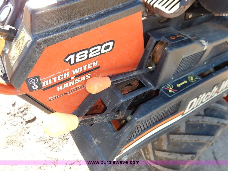 image for item BC9844 Ditch Witch 1820 walk-behind trencher