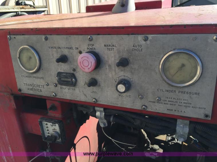 image for item D1384 Transcrete BV50 concrete pump