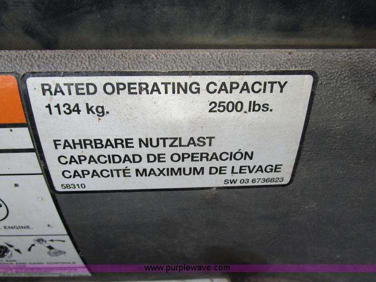 image for item D2272 2003 Bobcat T250 skid steer