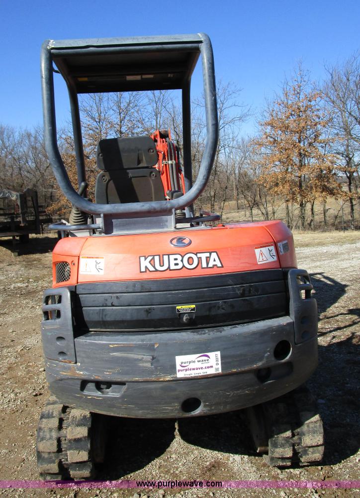 image for item D2277 2002 Kubota KX91-3 mini excavator
