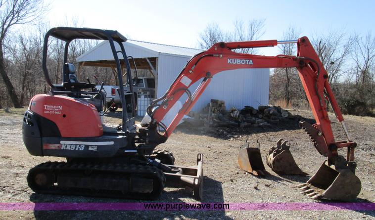 image for item D2277 2002 Kubota KX91-3 mini excavator