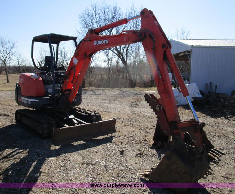 image for item D2277 2002 Kubota KX91-3 mini excavator