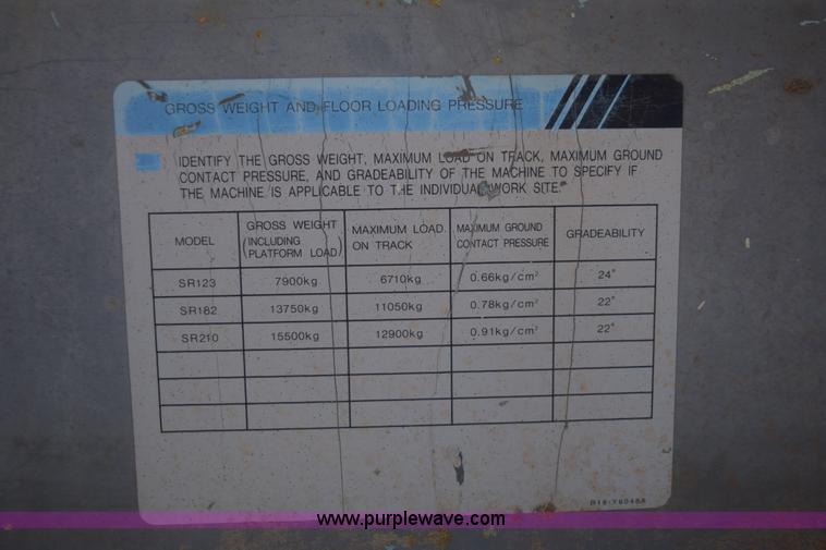 image for item E6090 Aichi ISR403 boom lift