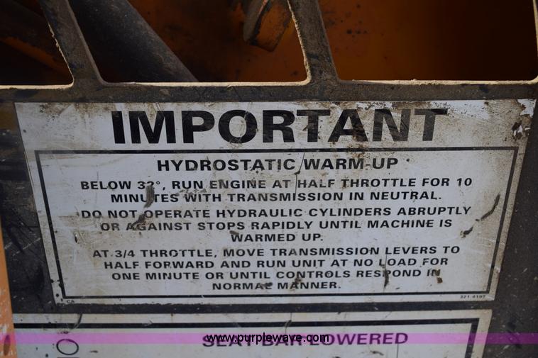 image for item E6124 1997 Case 1845C skid steer