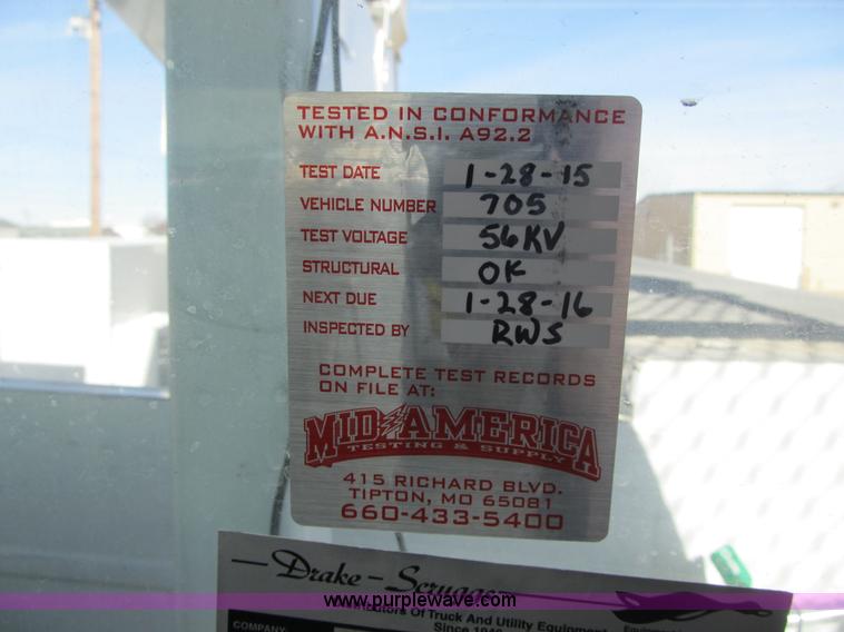 image for item F8898 2000 Ford F750 Material Handler 55' bucket truck