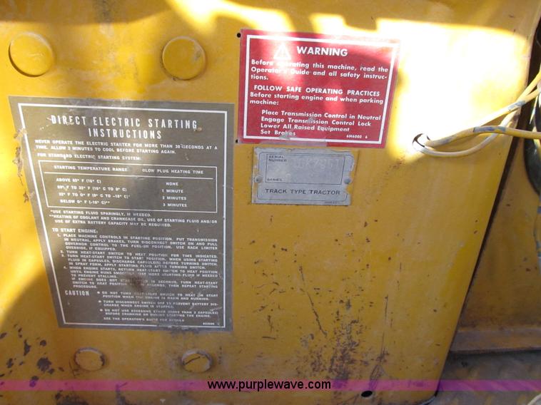 image for item F8899 1973 Caterpillar D6C dozer