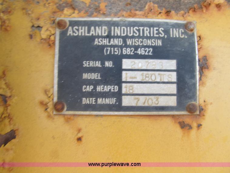 image for item F8955 2003 Ashland 1-180TS scraper