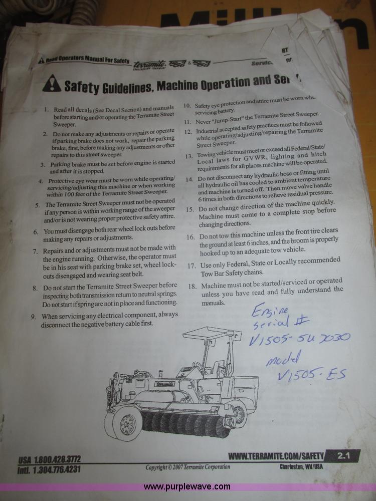 image for item G9794 Terramite TSS38 sweeper