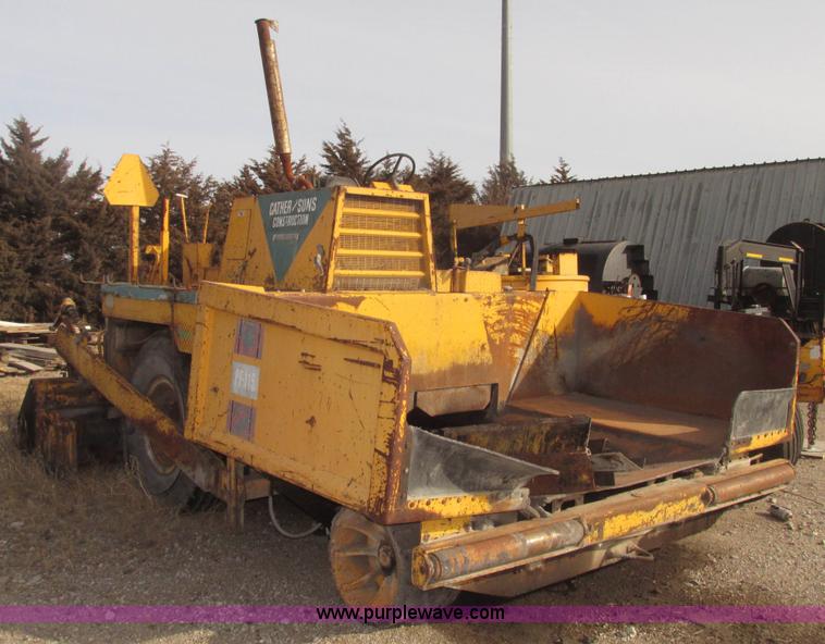 image for item G9795 1978 Blaw Knox PF115 paver