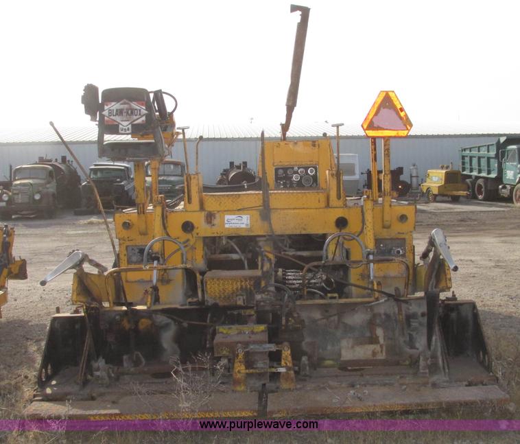 image for item G9795 1978 Blaw Knox PF115 paver