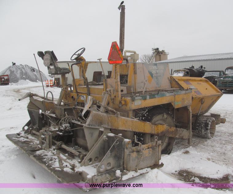 image for item G9795 1978 Blaw Knox PF115 paver