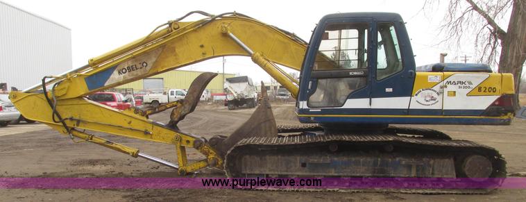 image for item G9803 1991 Kobelco SK200 Mark III excavator