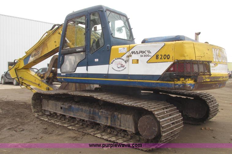 image for item G9803 1991 Kobelco SK200 Mark III excavator