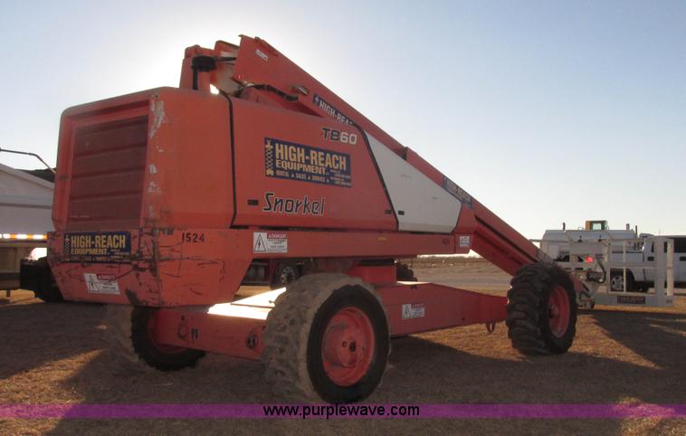 image for item G9805 1999 Snorkel TB60 boom lift