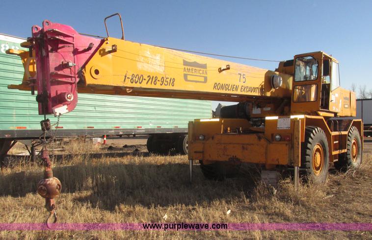 image for item G9806 American 1075 rough terrain crane