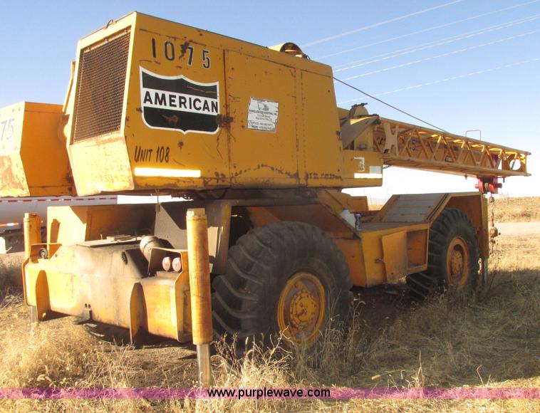 image for item G9806 American 1075 rough terrain crane