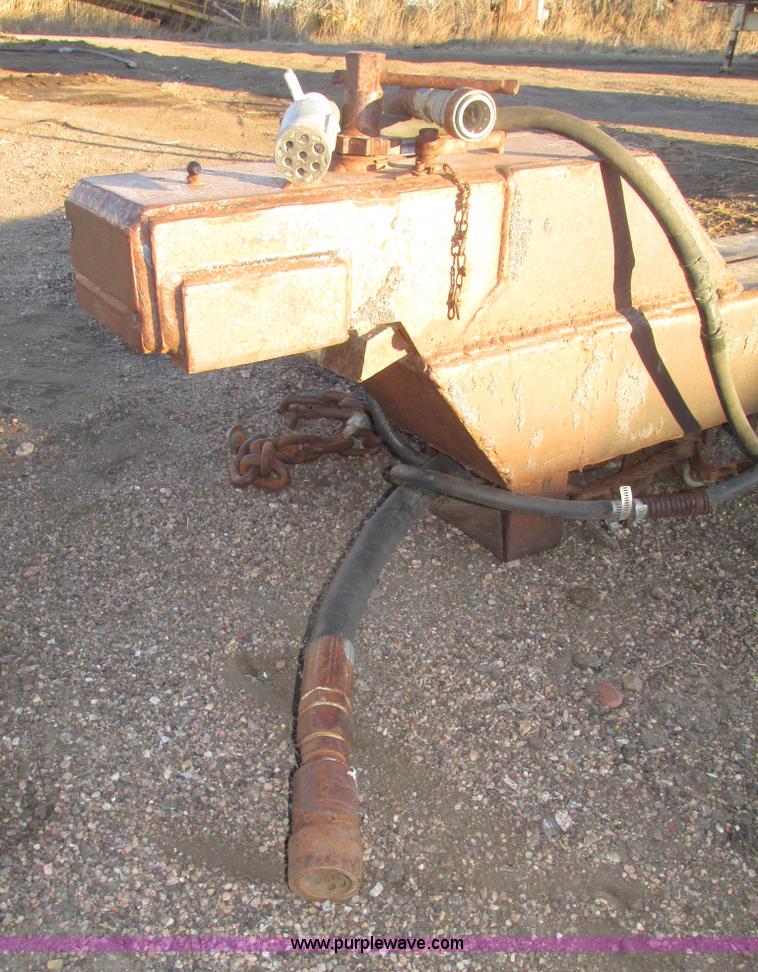 image for item G9811 1990 Cornhusker aluminum triple axle pup dump trailer