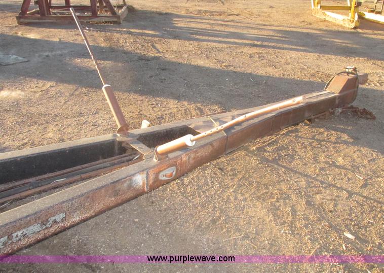 image for item G9811 1990 Cornhusker aluminum triple axle pup dump trailer