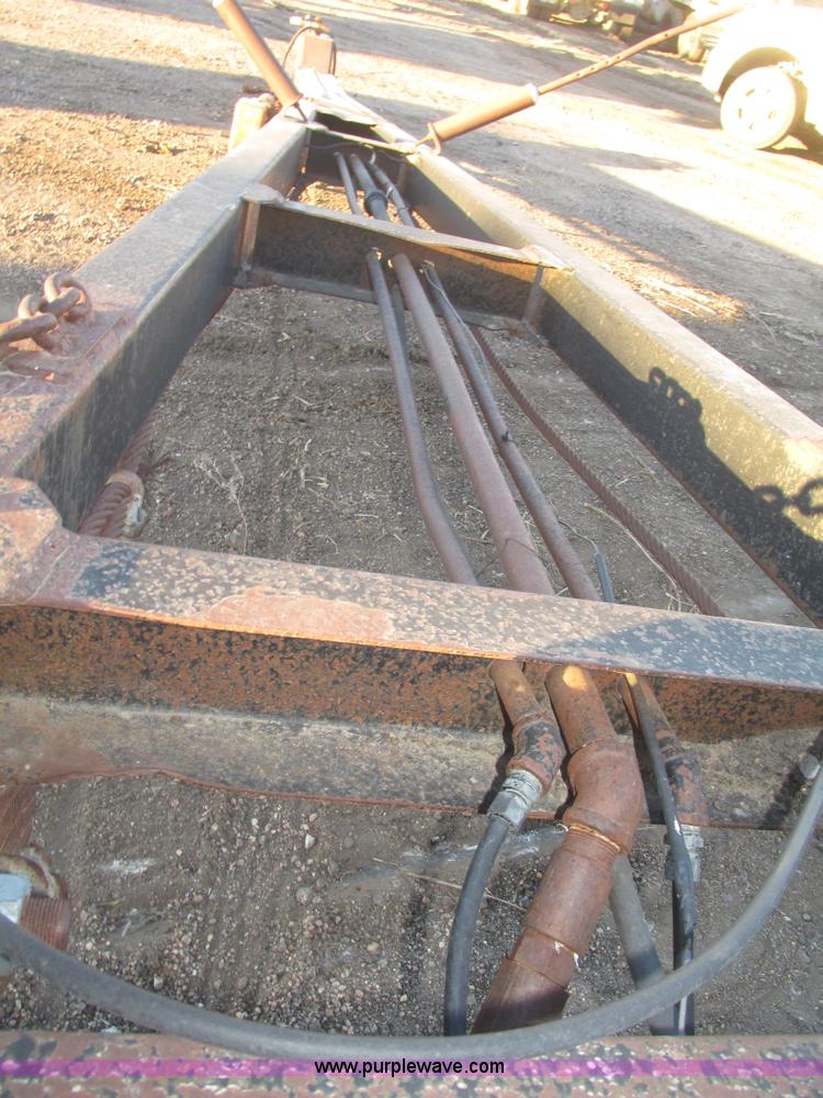 image for item G9811 1990 Cornhusker aluminum triple axle pup dump trailer