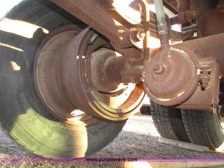 image for item G9811 1990 Cornhusker aluminum triple axle pup dump trailer