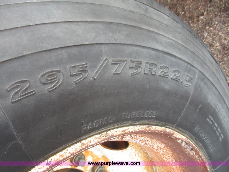 image for item G9811 1990 Cornhusker aluminum triple axle pup dump trailer