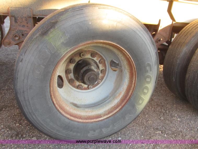 image for item G9811 1990 Cornhusker aluminum triple axle pup dump trailer