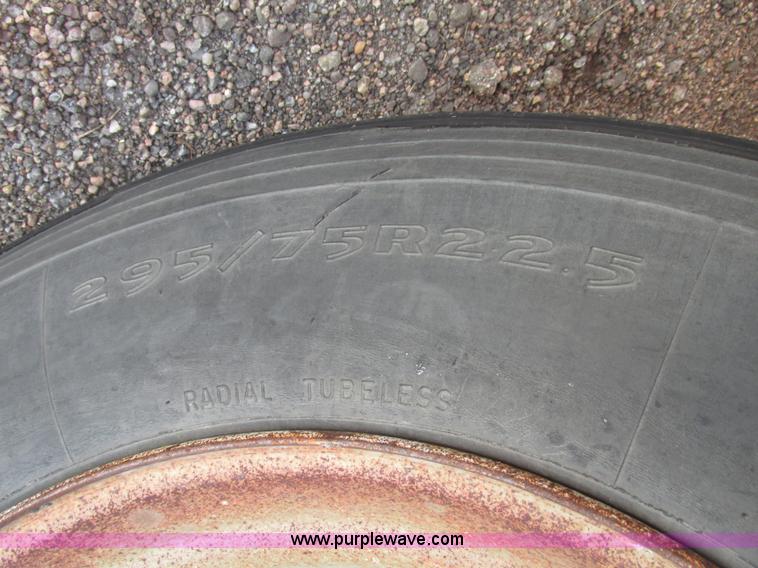 image for item G9811 1990 Cornhusker aluminum triple axle pup dump trailer