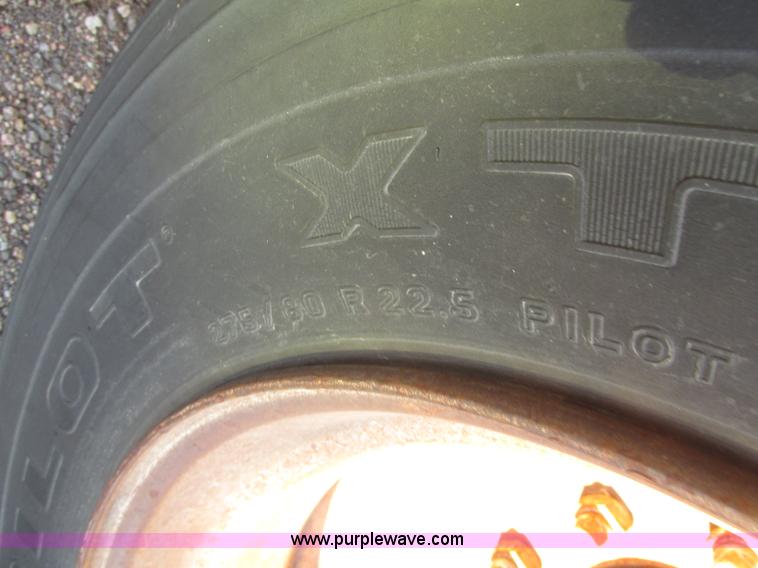 image for item G9811 1990 Cornhusker aluminum triple axle pup dump trailer