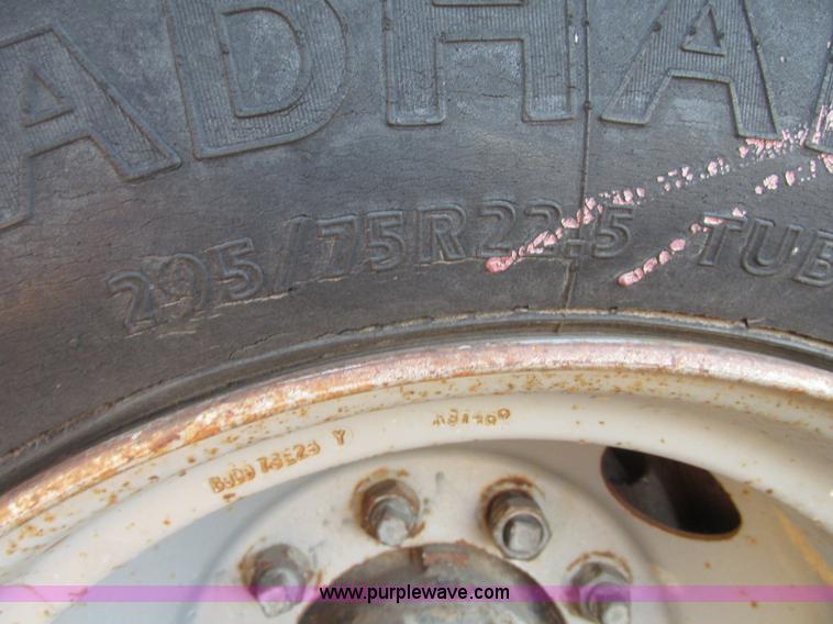 image for item G9811 1990 Cornhusker aluminum triple axle pup dump trailer