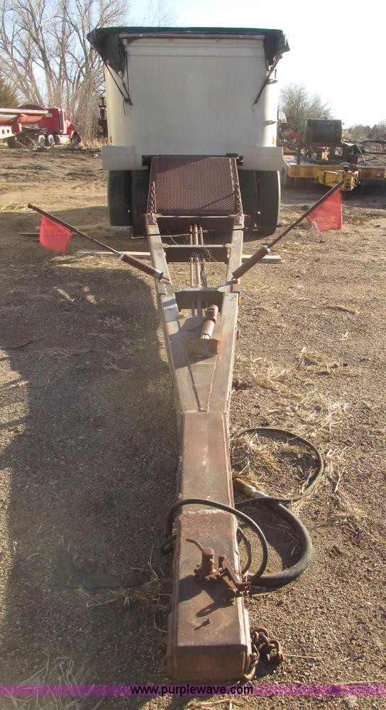 image for item G9818 1987 Ravens triple axle pup dump trailer