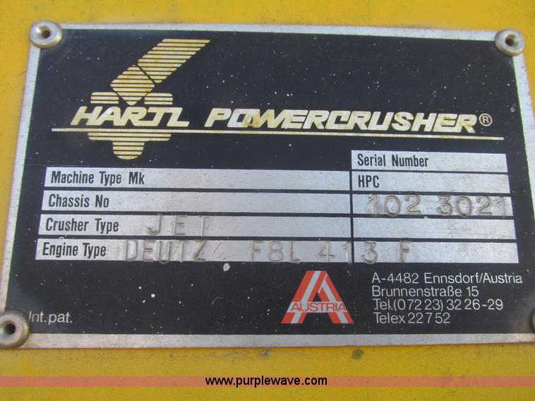 image for item G9827 Hortl VSI jet crusher