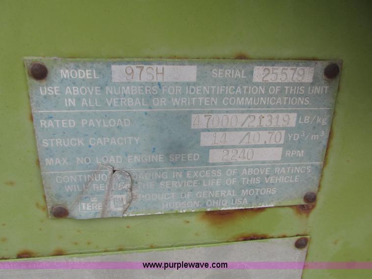 image for item G9830 Terex TS14B elevating scraper