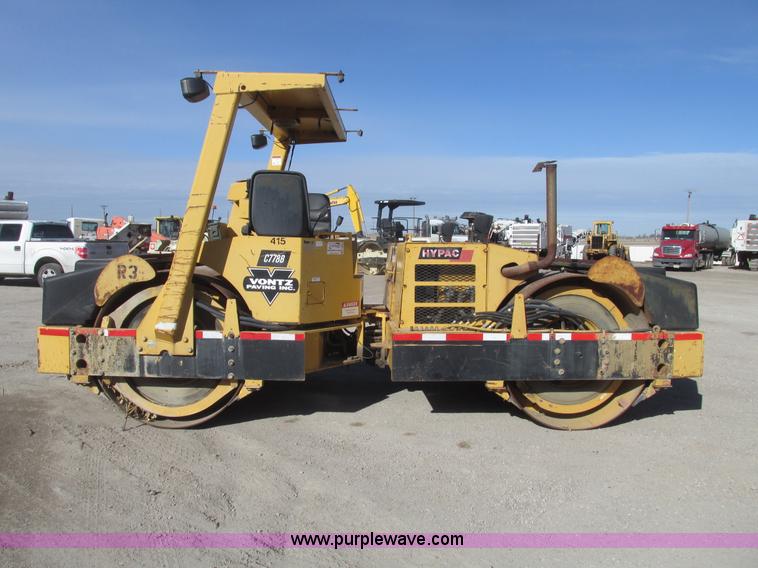 image for item G9835 2000 Hypac C778B articulated smooth double drum roller