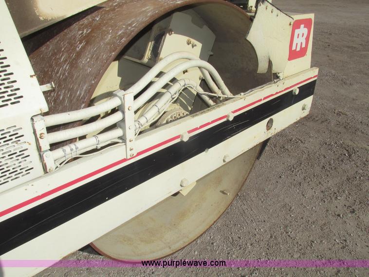 image for item G9836 1994 Ingersoll Rand DD110 articulated smooth double drum vibratory roller